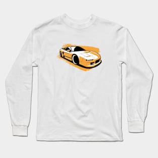 Yellow NSX Supercar Long Sleeve T-Shirt